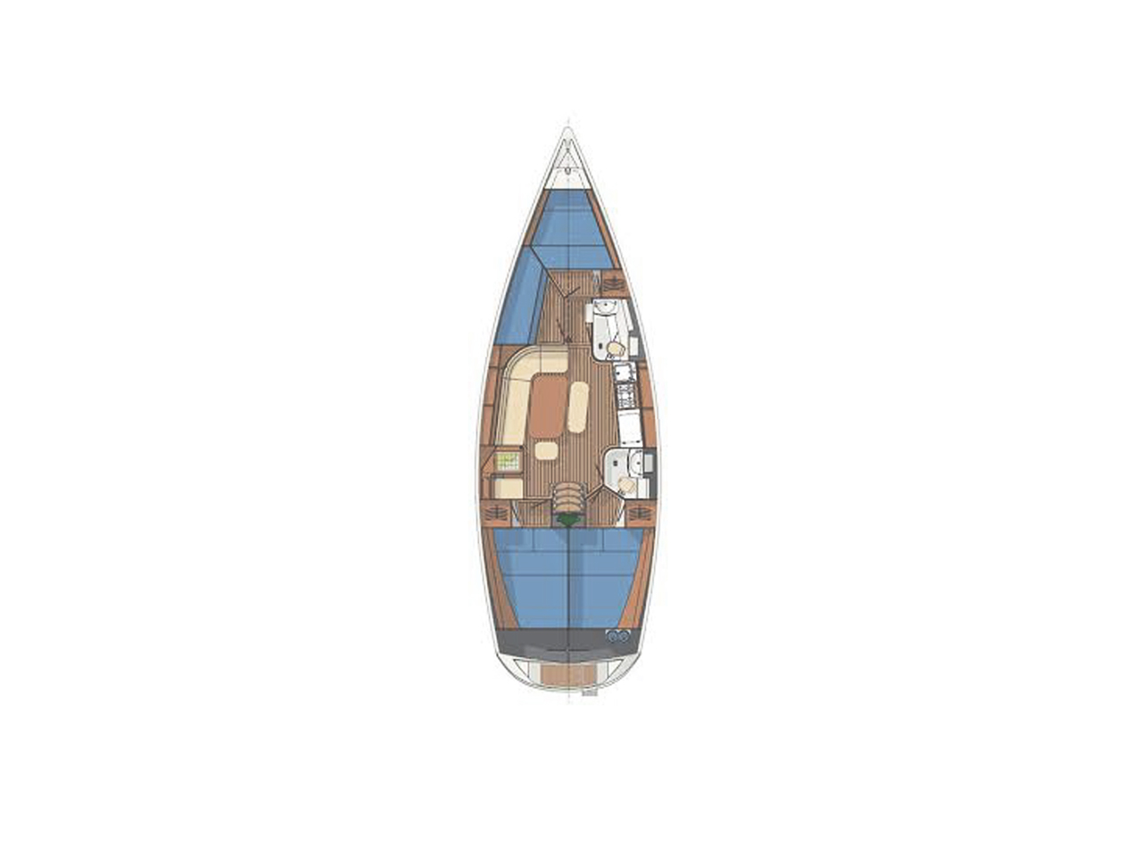 Planimetria - Barca Vela Charter